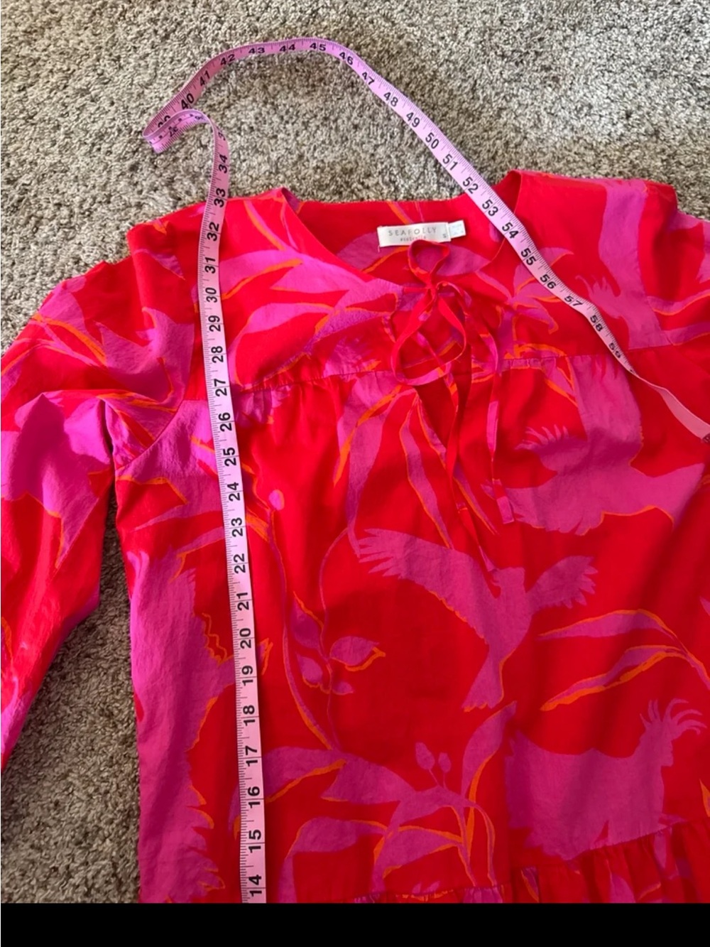 Seafolly Birds of Paradise Cover Up Mini Dress
size Small - Picture 11 of 12